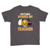 nothing scares me i'm a teacher Youth Tee
