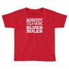 blues rules Toddler T-shirt