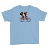 biking down main street Youth Tee