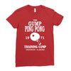 forrest gump   ping pong camp   cult film Ladies Fitted T-Shirt