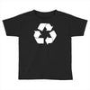 recycle symbol Toddler T-shirt