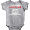 Smartass January Girl Baby Onesie