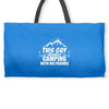 This Guy Loves Camping With His Friend Weekender Totes