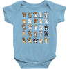 dabbing animals Baby Onesie
