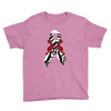 carcinoid cancer ribbon and rose Youth Tee