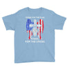 stand for the flag kneel for the cross Youth Tee