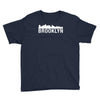 brooklyn city skyline silhouette Youth Tee
