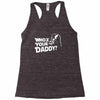 darth vader who's your daddy funny Racerback Tank