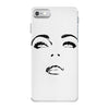 girl eye face black iPhone 7 Case