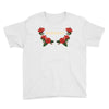 badassy with roses Youth Tee