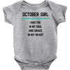 October Girl Baby Onesie