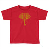 tribal print elephant geometric gold animals cool Toddler T-shirt