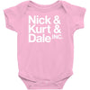 nick kurt dale Baby Onesie