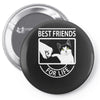 cat best friends for life Pin-back button