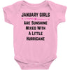 January Girls Baby Onesie