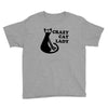 crazy cat lady Youth Tee