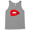 lips red kiss passion girl Tank Top