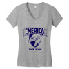 'merica Women's V-Neck T-Shirt