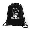 0 100 real quick Drawstring Bags