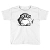 nerd penguin Toddler T-shirt