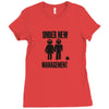 under new management stag night wedding mens Ladies Fitted T-Shirt
