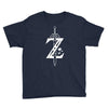 the legend of zelda - breath of the wild white logo Youth Tee