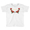 badassy with roses Toddler T-shirt