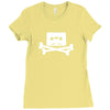 modern day pirate Ladies Fitted T-Shirt