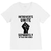 introverts unite separately in your own homes V-Neck Tee