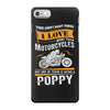 Motorcycles Poppy iPhone 7 Shell Case