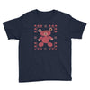 ugly sweater bear Youth Tee