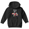 mama bear floral Youth Hoodie