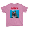 Jaws Parody Paws Youth Tee