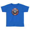 cotton captain america shield distressed, ideal gift or present Toddler T-shirt