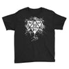 dungeons and dragons dice art Youth Tee