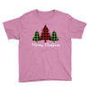 lumberjack tree merry christmas Youth Tee