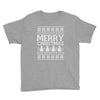 ugly merry christmas Youth Tee