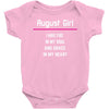 August Girl Baby Onesie
