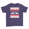 reindeer christmas ugly sweater Youth Tee