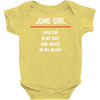 June Girl Baby Onesie
