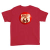route 66 sign distressed, ideal birthday gift or present Youth Tee