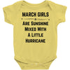 March Girls Baby Onesie