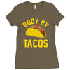 body by tacos funny Ladies Fitted T-Shirt
