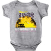 made in 1962 all original parts Baby Bodysuit