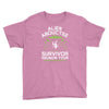 alien abductee survivor tour ufo nerd geek comic funny Youth Tee
