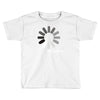 buffering  funny retro loading computer console fashion party Toddler T-shirt