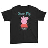peppa pig sister pig Youth Tee