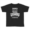 driver picks the music passenger shuts his cakehole Toddler T-shirt