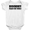 boobies make me smile (2) Baby Onesie