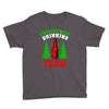 christmas drinking team Youth Tee